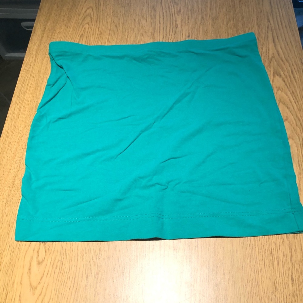 H&M Green Basic Mini Skirt